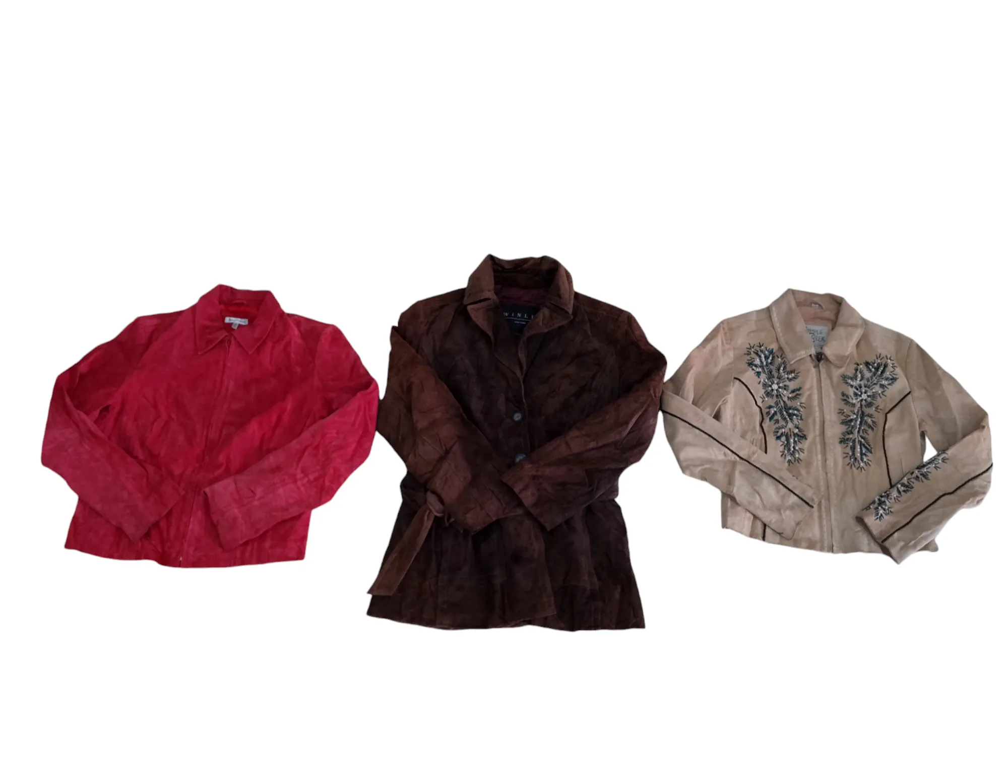 90s Suede Jackets Mix - 12 pcs - 4/9/24