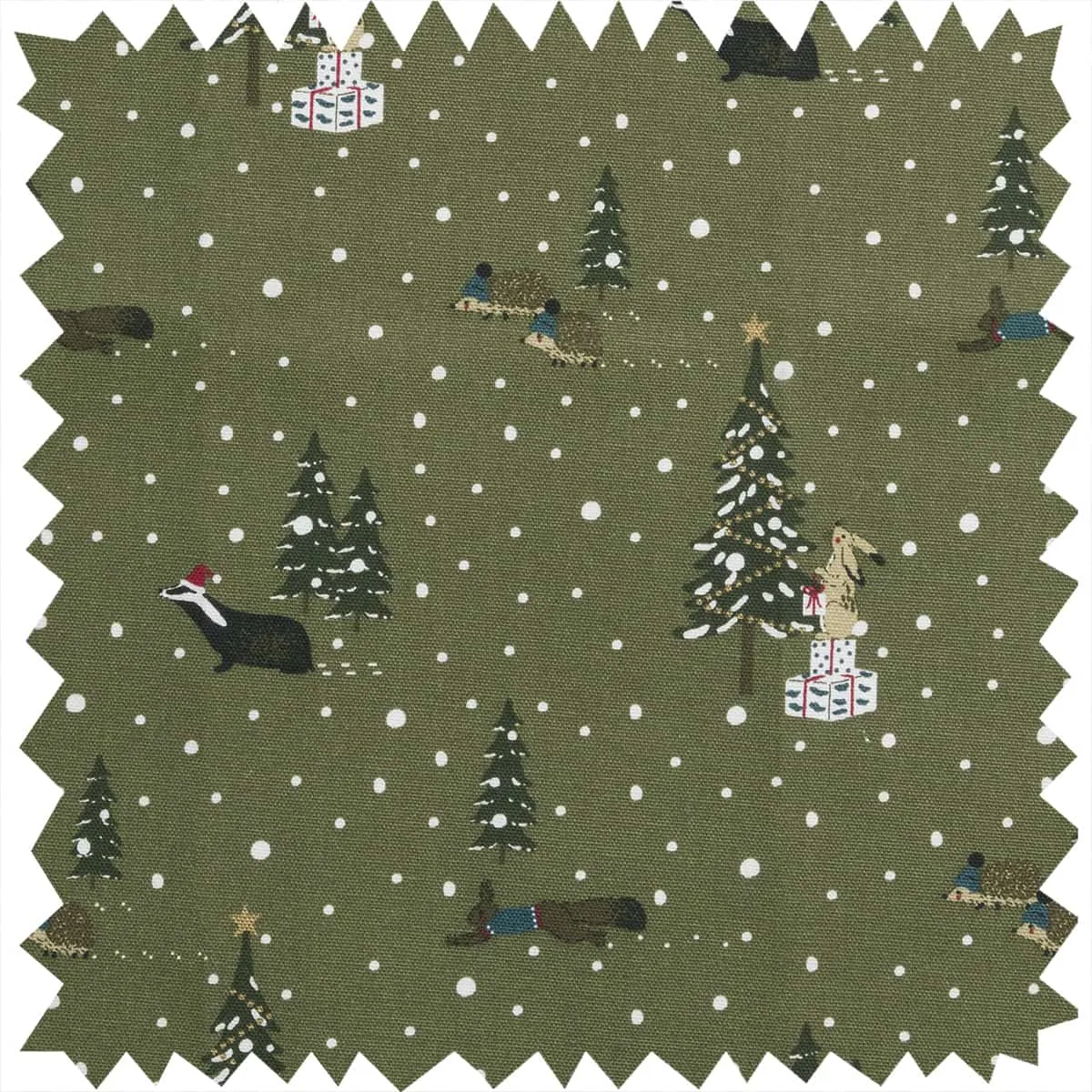 Festive Forest Double Oven Glove