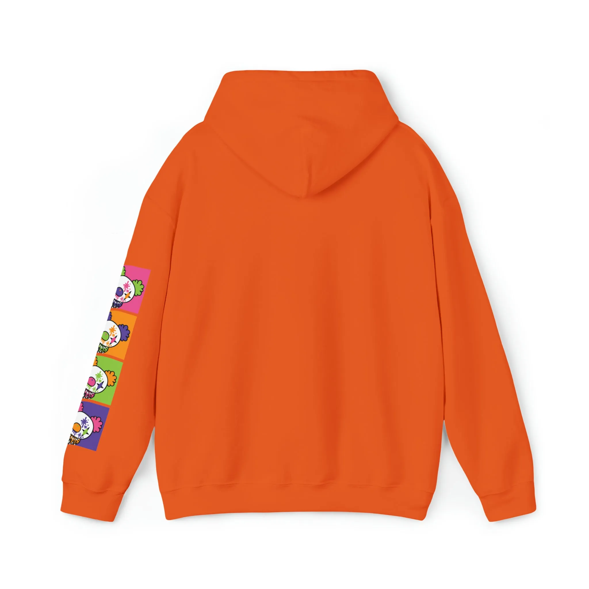 Gloomy Clown Multicolor Unisex Hooded Sweatshirt