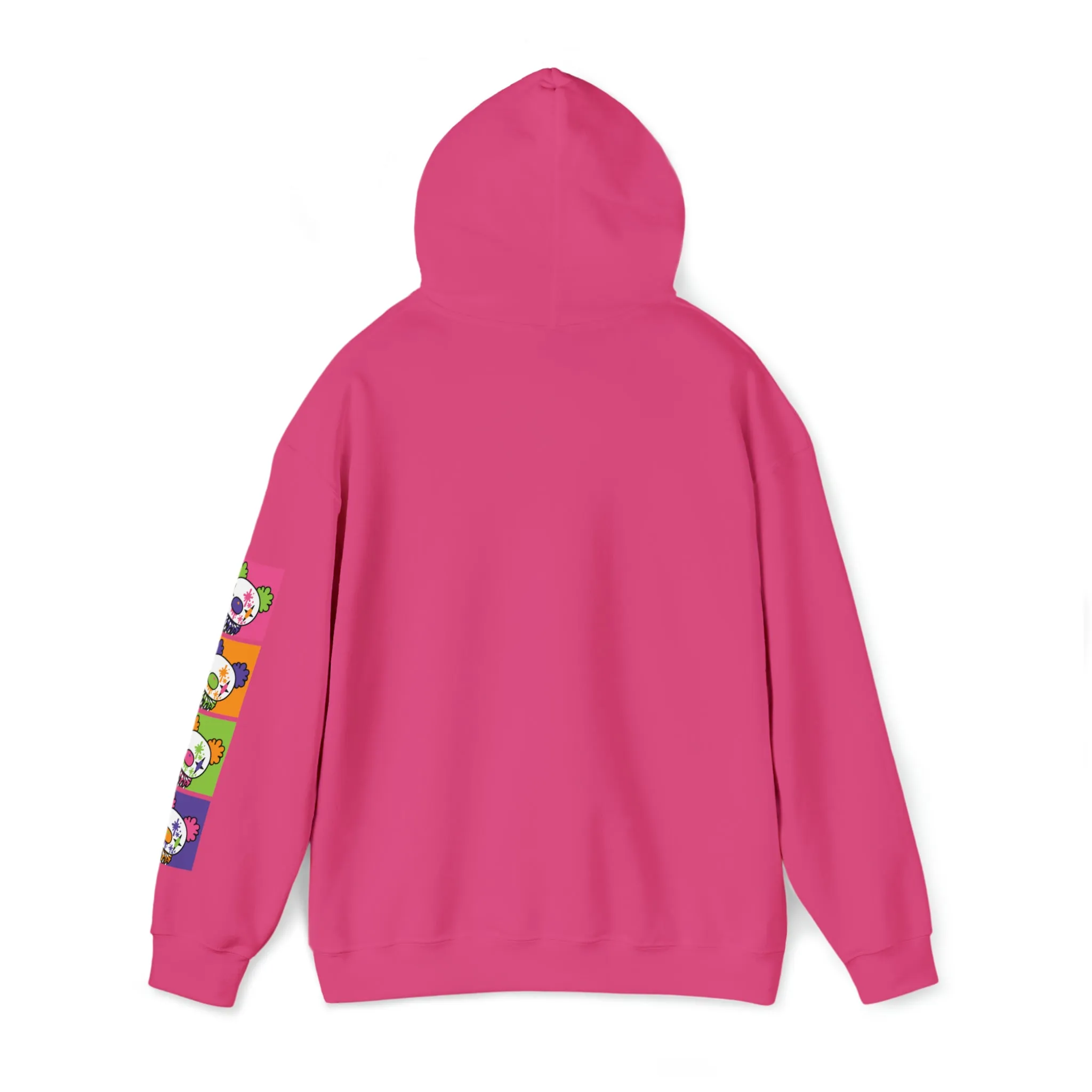 Gloomy Clown Multicolor Unisex Hooded Sweatshirt