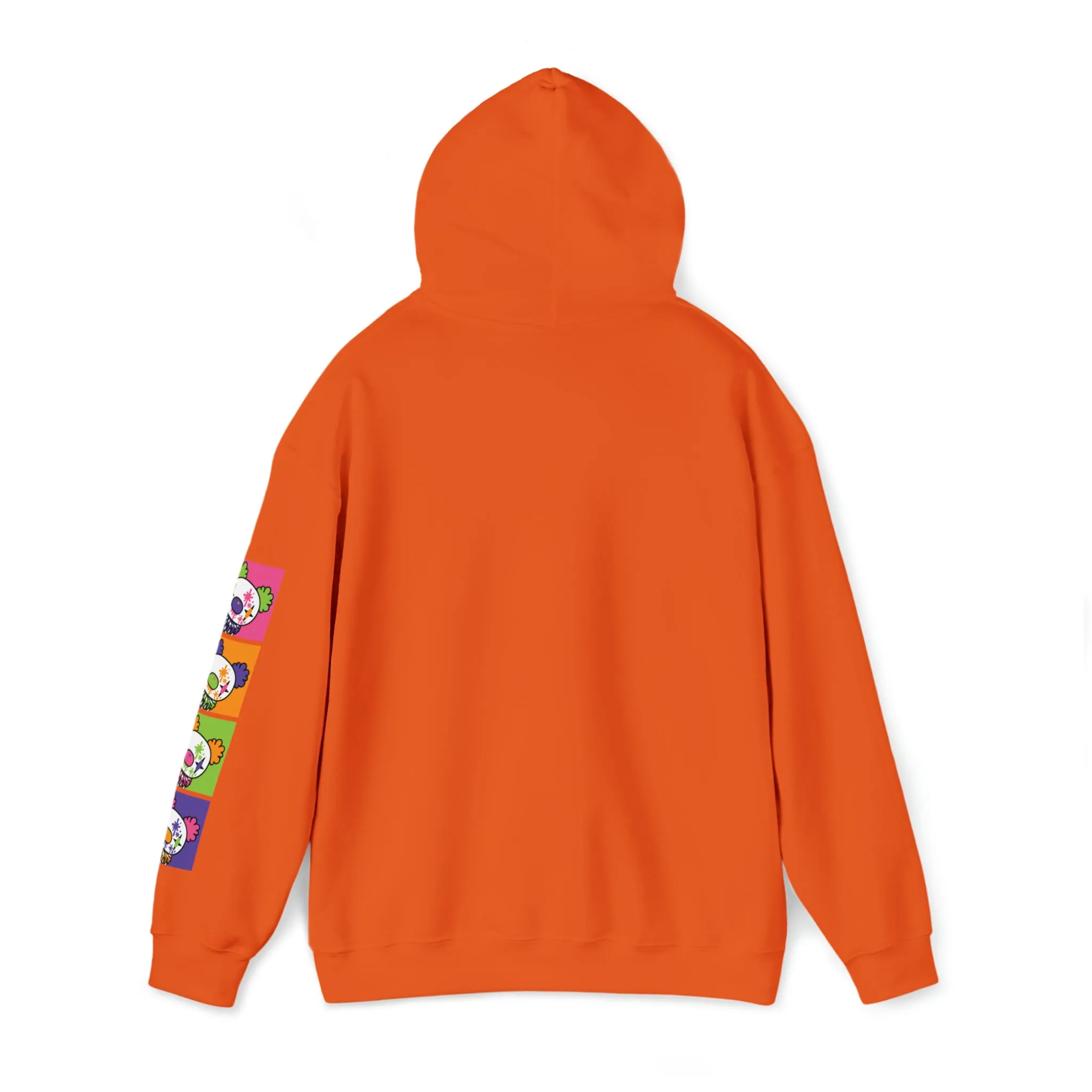 Gloomy Clown Multicolor Unisex Hooded Sweatshirt