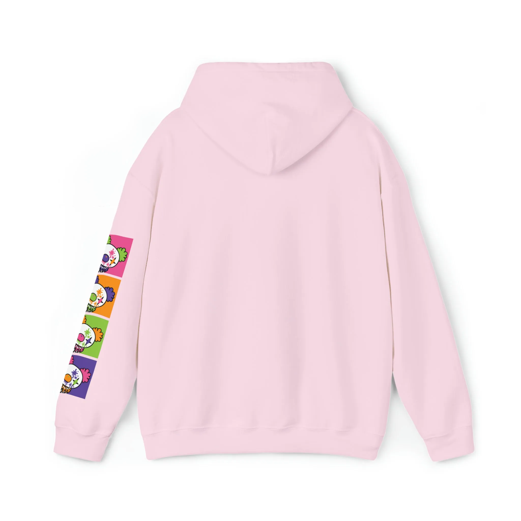 Gloomy Clown Multicolor Unisex Hooded Sweatshirt
