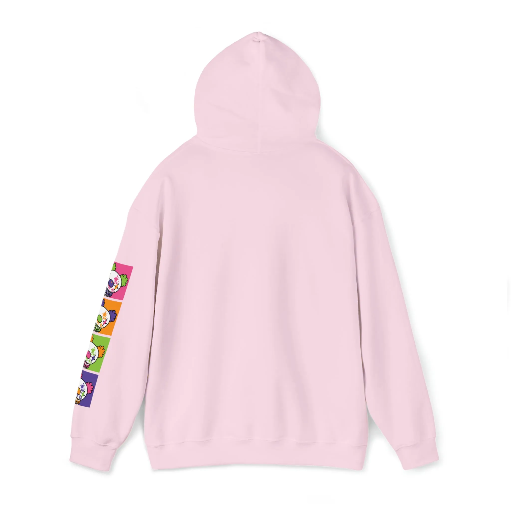 Gloomy Clown Multicolor Unisex Hooded Sweatshirt