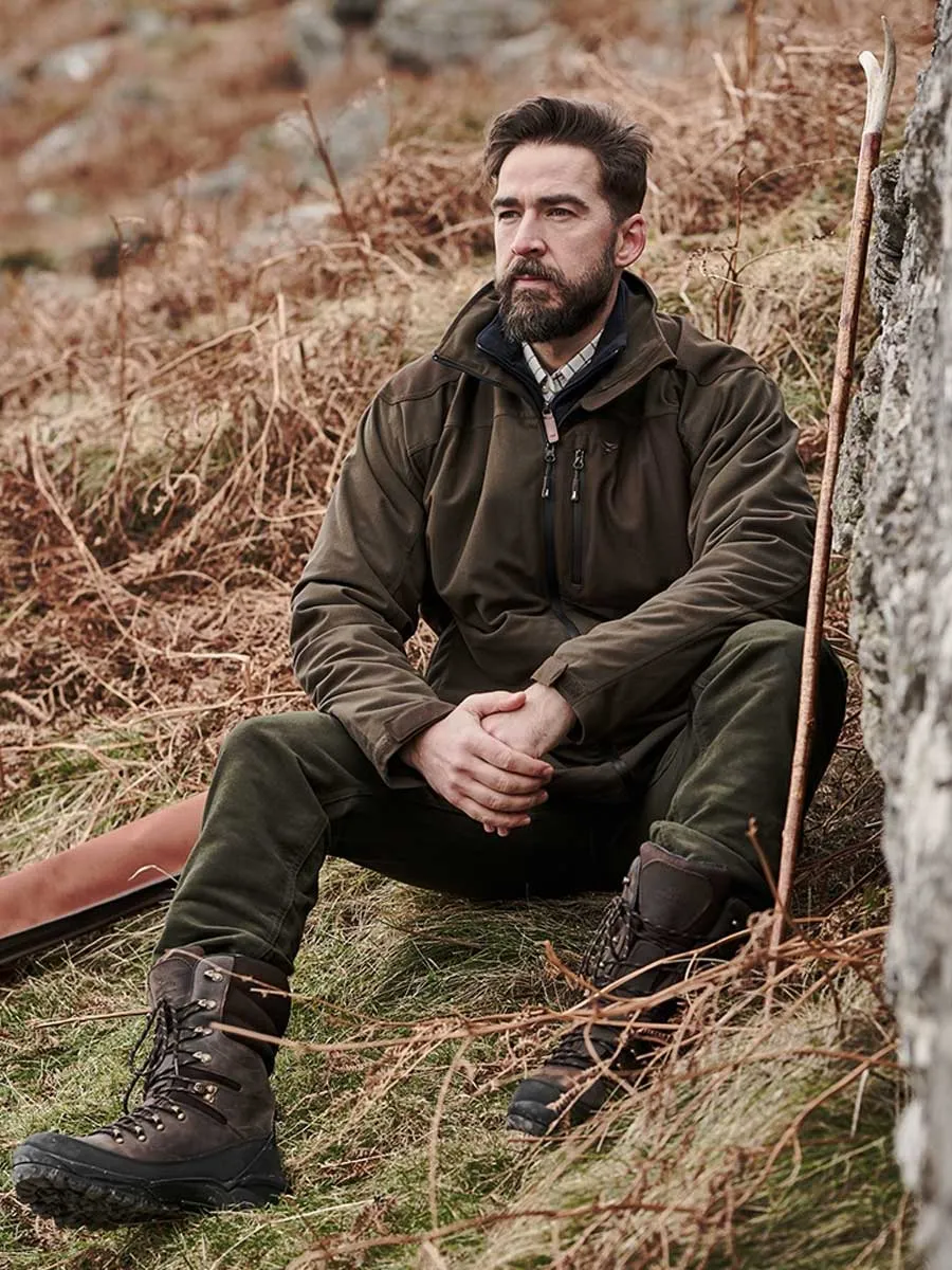 HOGGS OF FIFE Kinross II Waterproof Field Jacket - Green/Brown