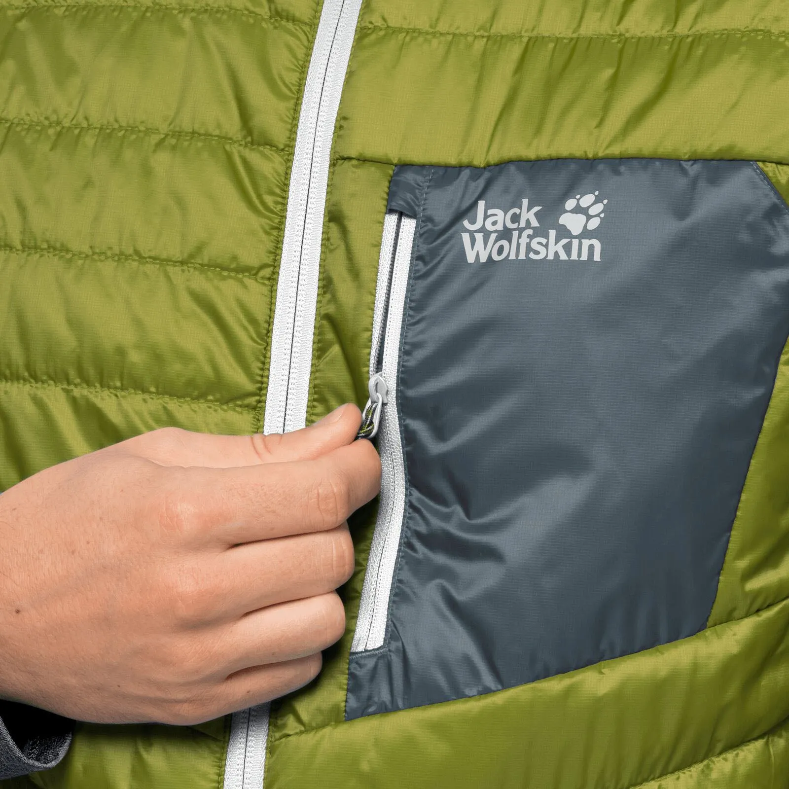 Jack Wolfskin Mens Routeburn Windproof Quilted Gilet