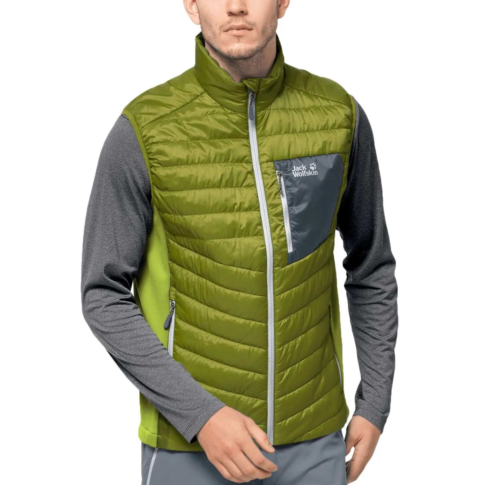 Jack Wolfskin Mens Routeburn Windproof Quilted Gilet
