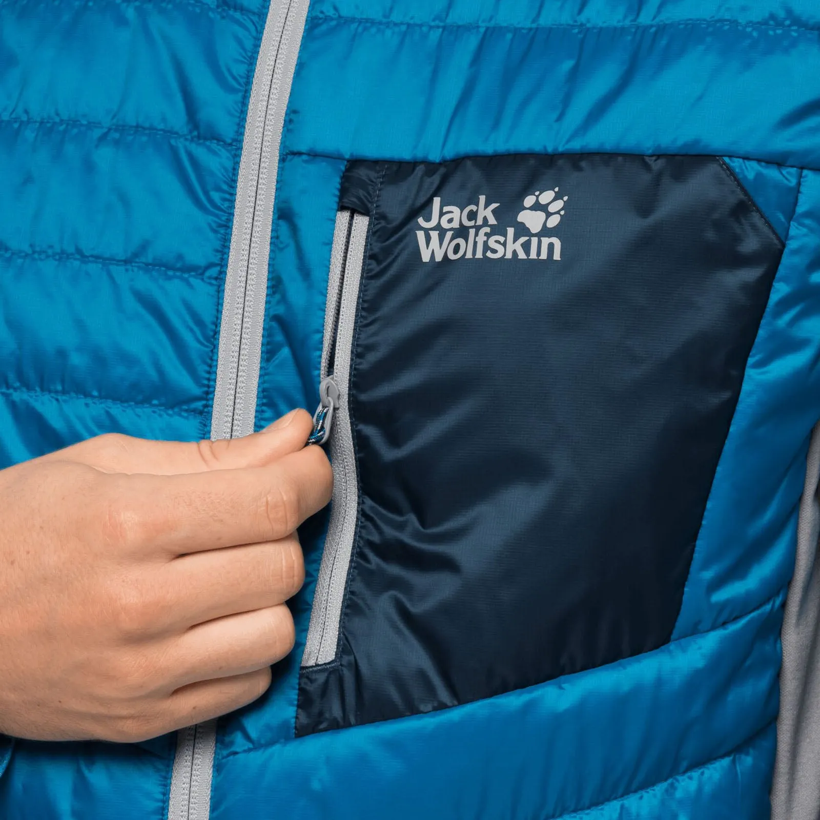 Jack Wolfskin Mens Routeburn Windproof Quilted Gilet
