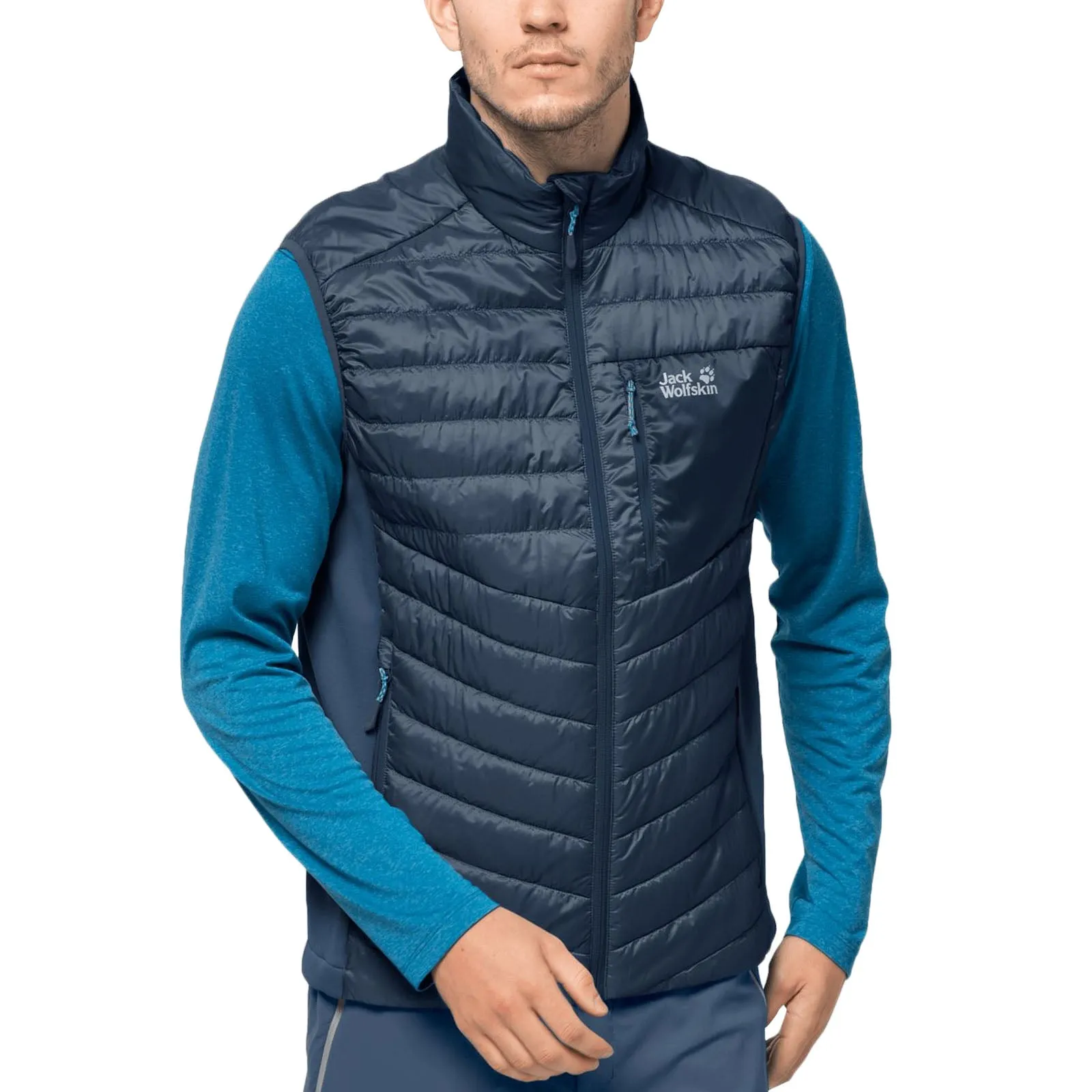 Jack Wolfskin Mens Routeburn Windproof Quilted Gilet