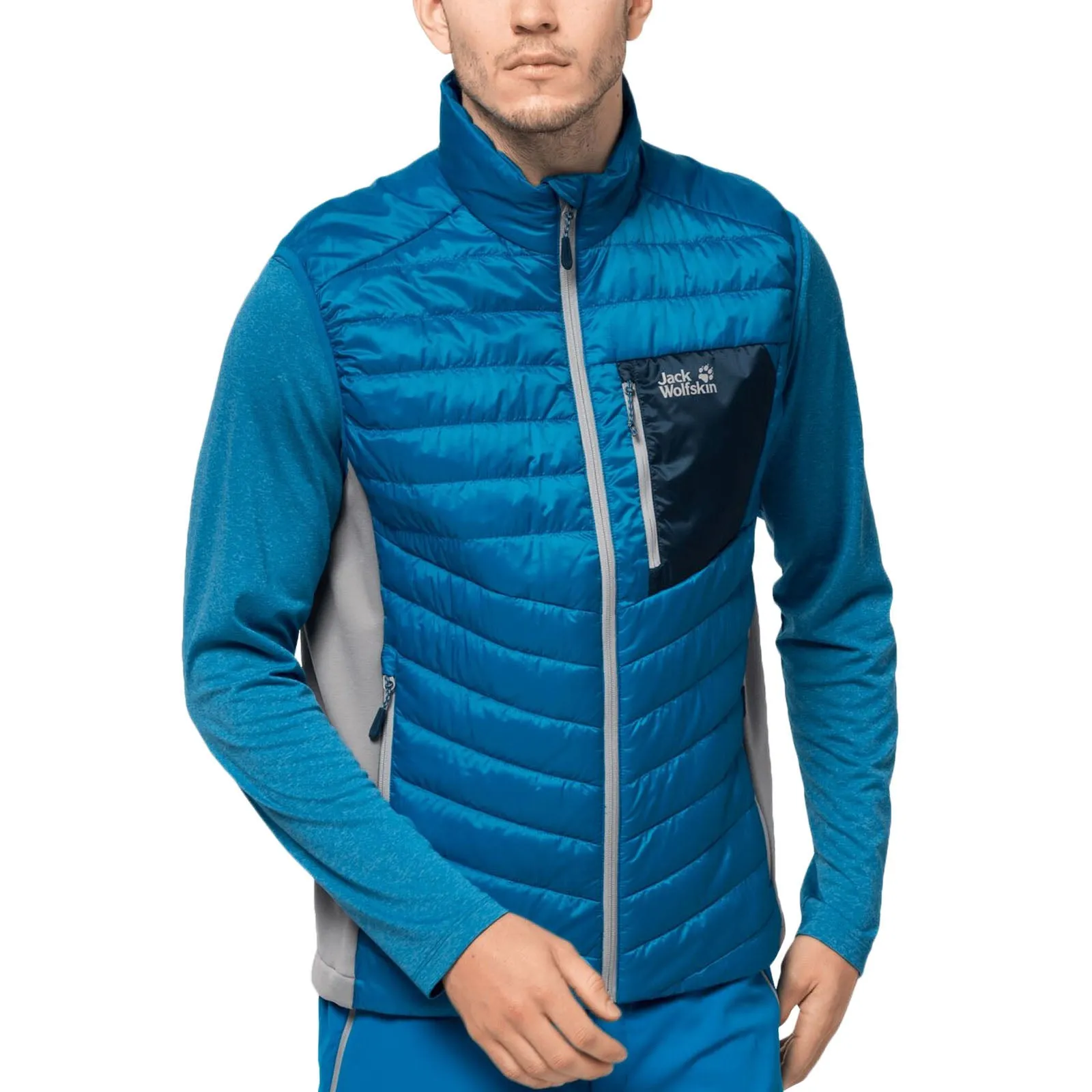 Jack Wolfskin Mens Routeburn Windproof Quilted Gilet