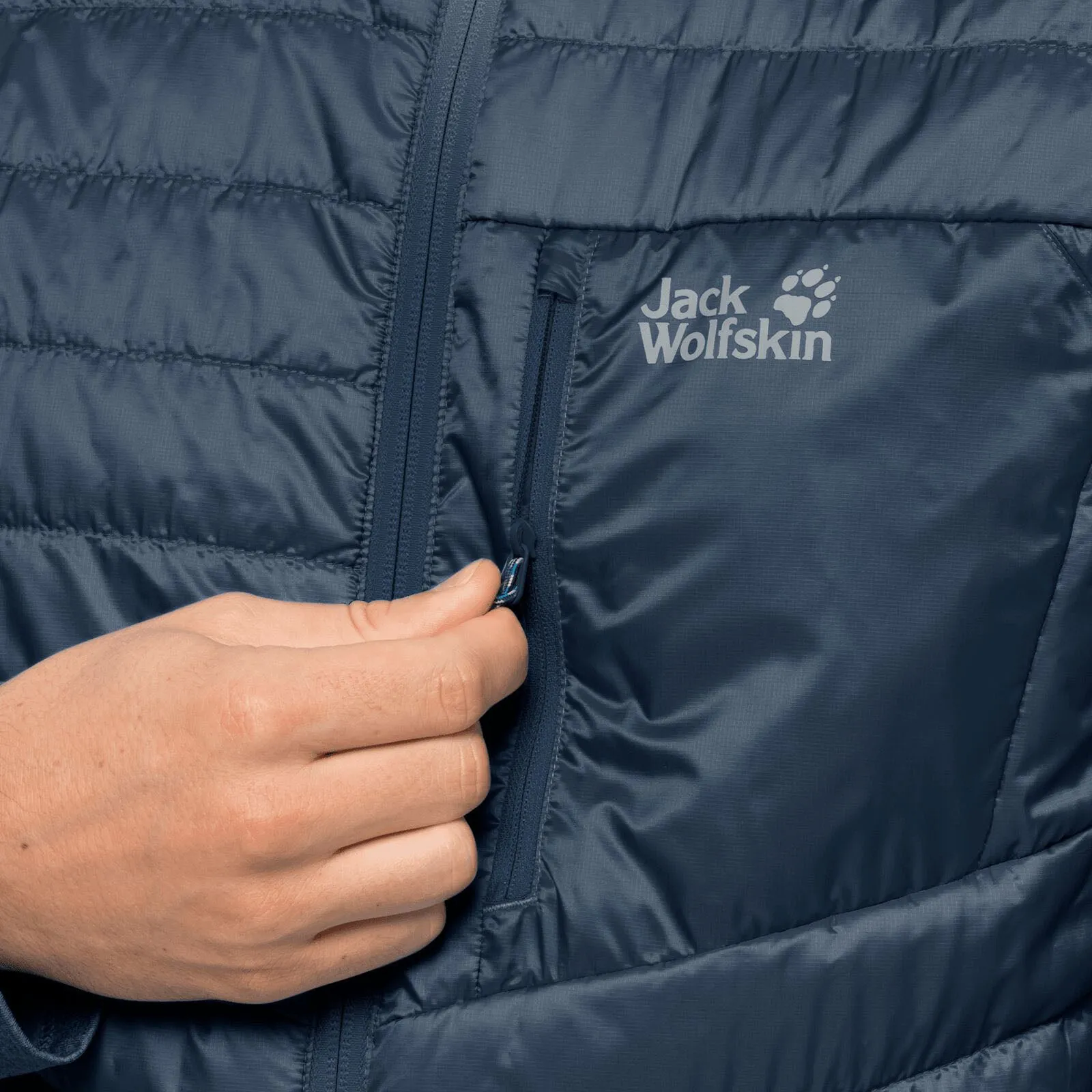 Jack Wolfskin Mens Routeburn Windproof Quilted Gilet