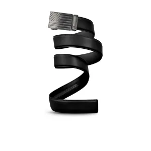 Mission Belts USA Belt (Men) - Gun Metal/Black Leather