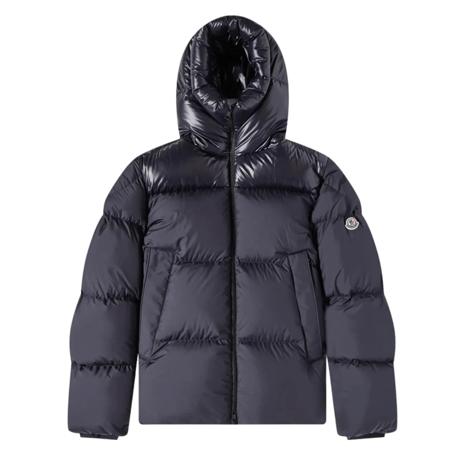 Moncler Damavand Short Down Jacket Navy Blue