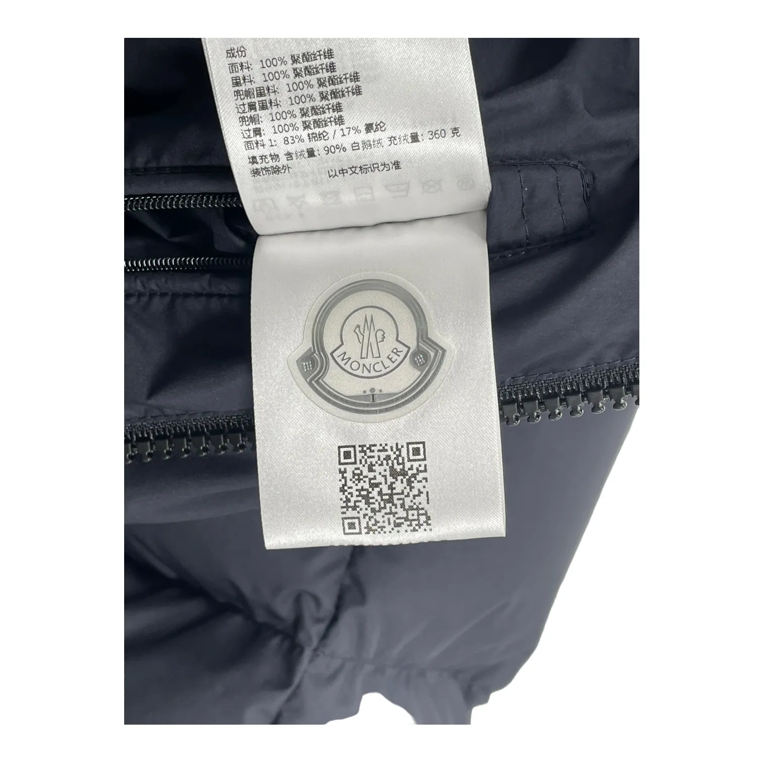 Moncler Damavand Short Down Jacket Navy Blue