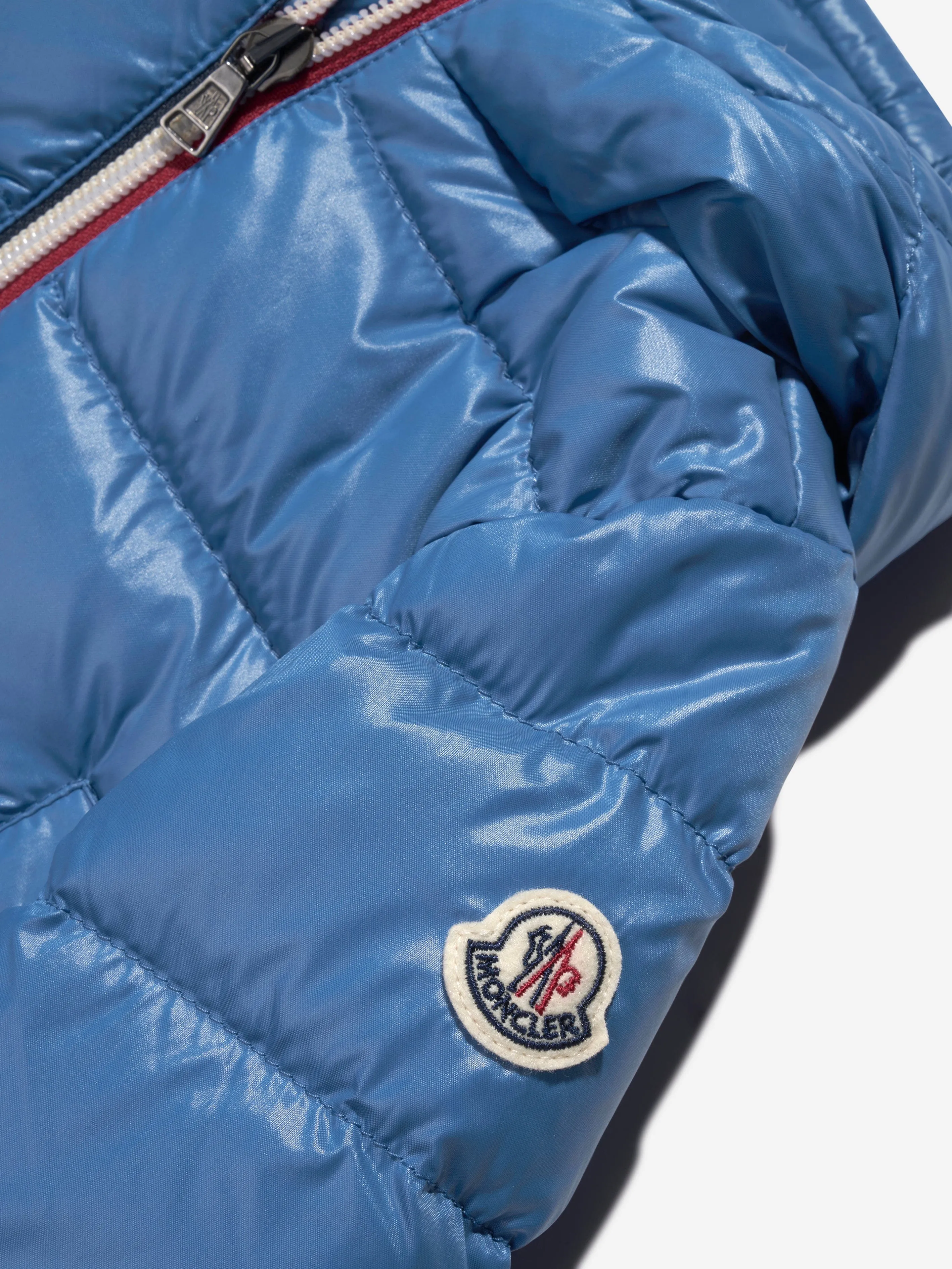 Moncler Enfant Baby Boys Down Padded New Aubert Jacket in Blue