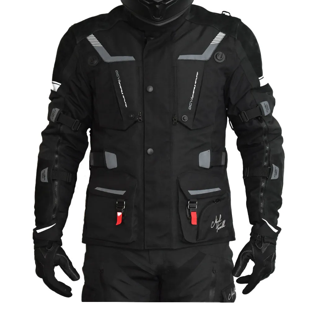 Motorradjacke CE TransAlpin HighPro 2in1 Black Series [AA]