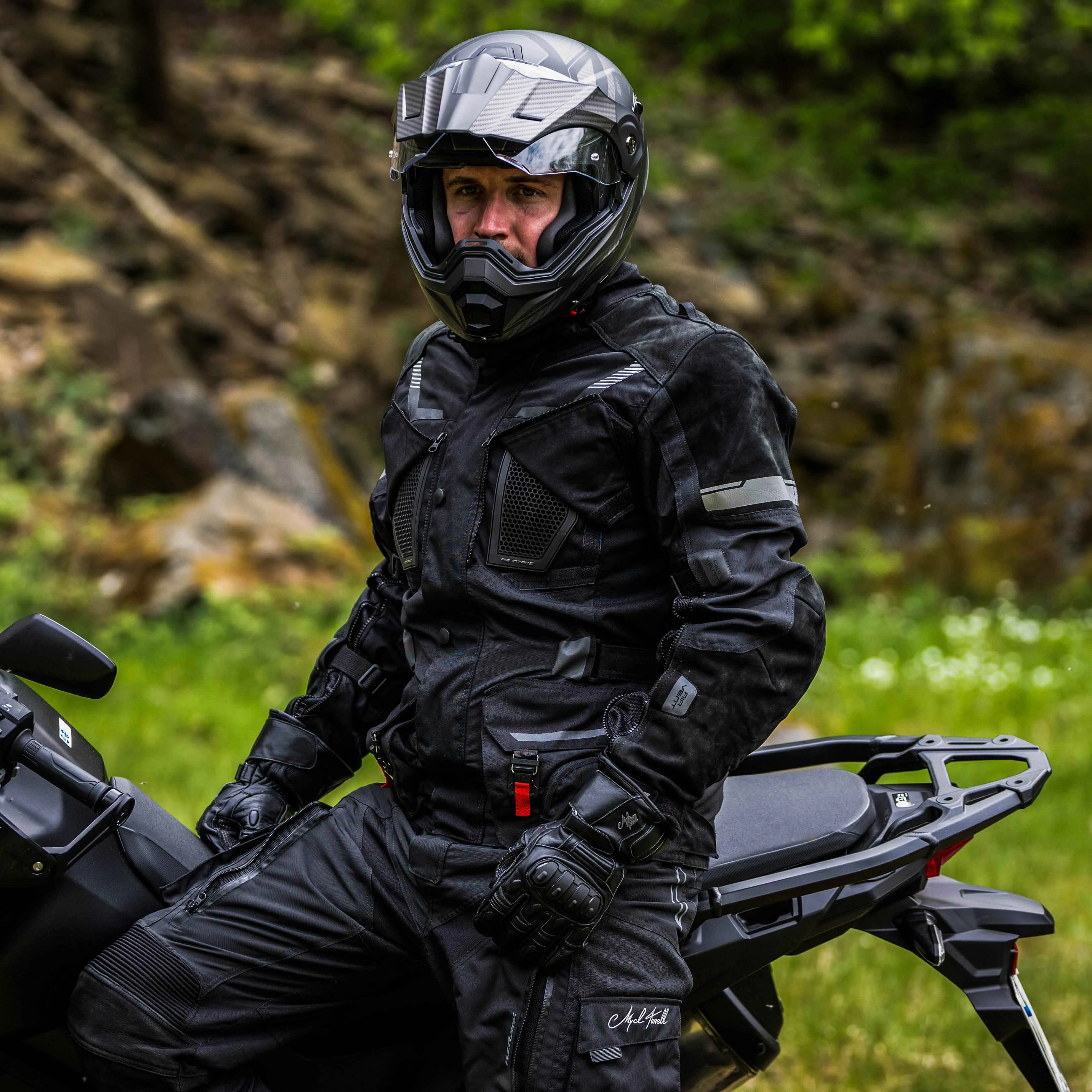Motorradjacke CE TransAlpin HighPro 2in1 Black Series [AA]