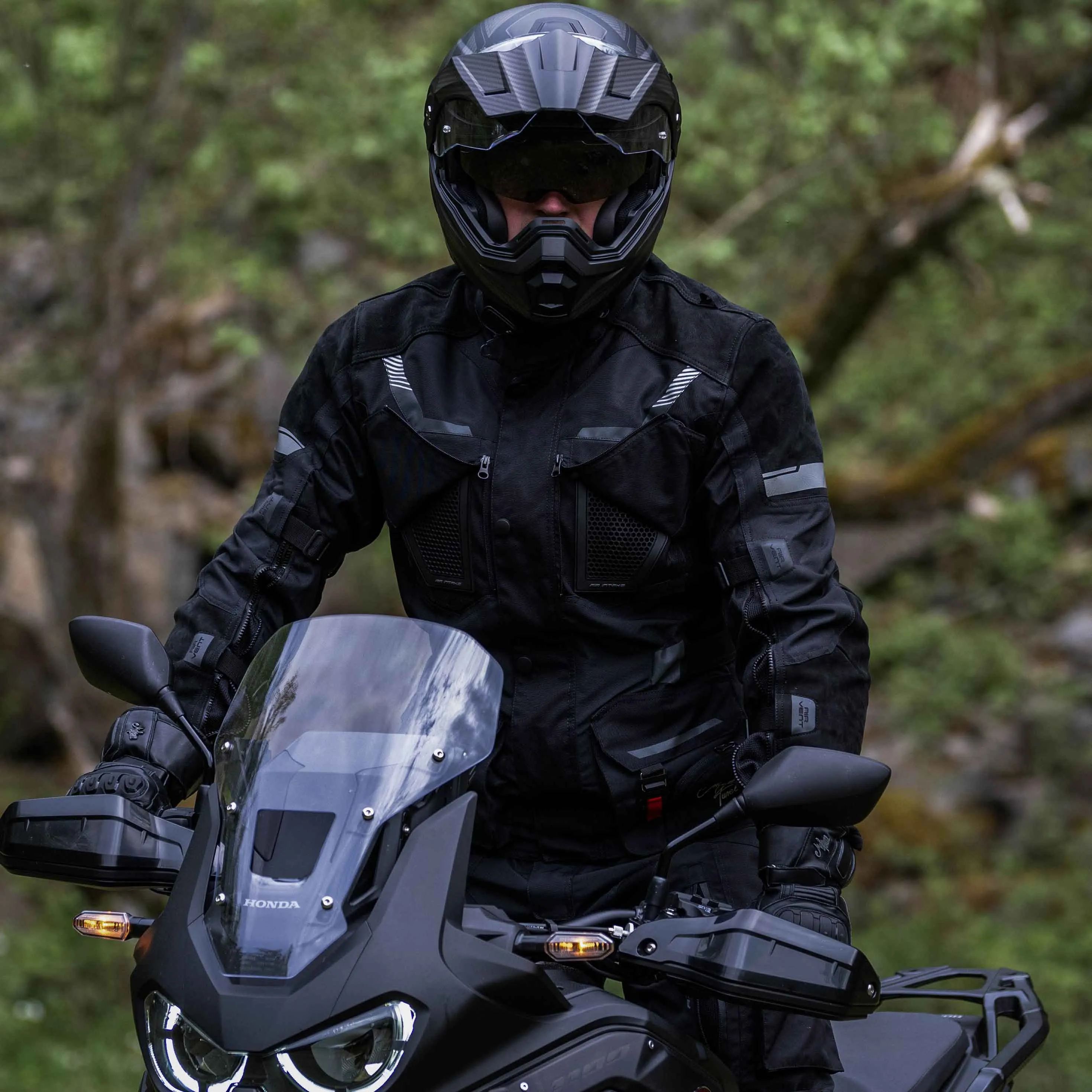 Motorradjacke CE TransAlpin HighPro 2in1 Black Series [AA]