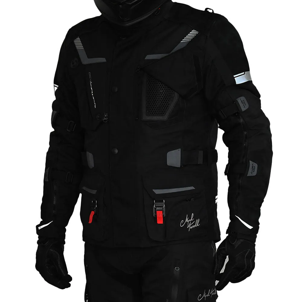 Motorradjacke CE TransAlpin HighPro 2in1 Black Series [AA]