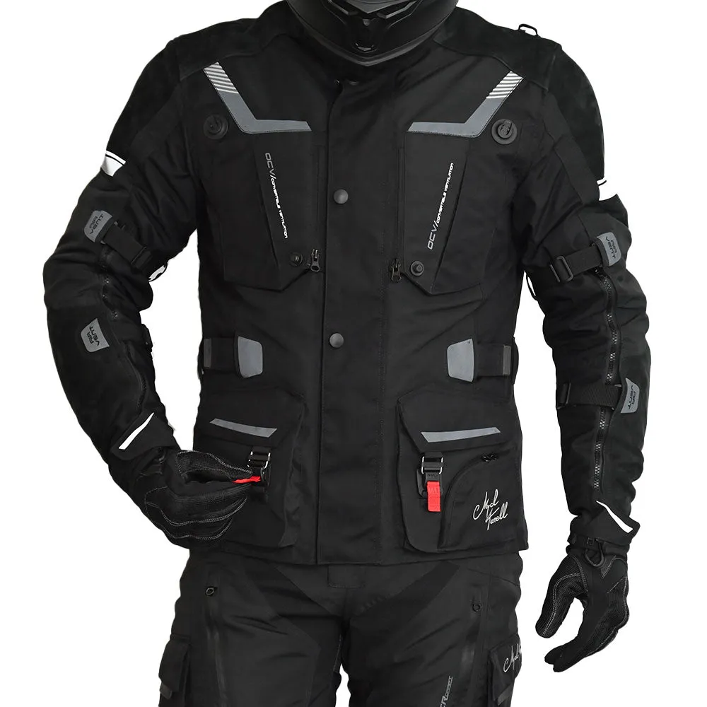 Motorradjacke CE TransAlpin HighPro 2in1 Black Series [AA]