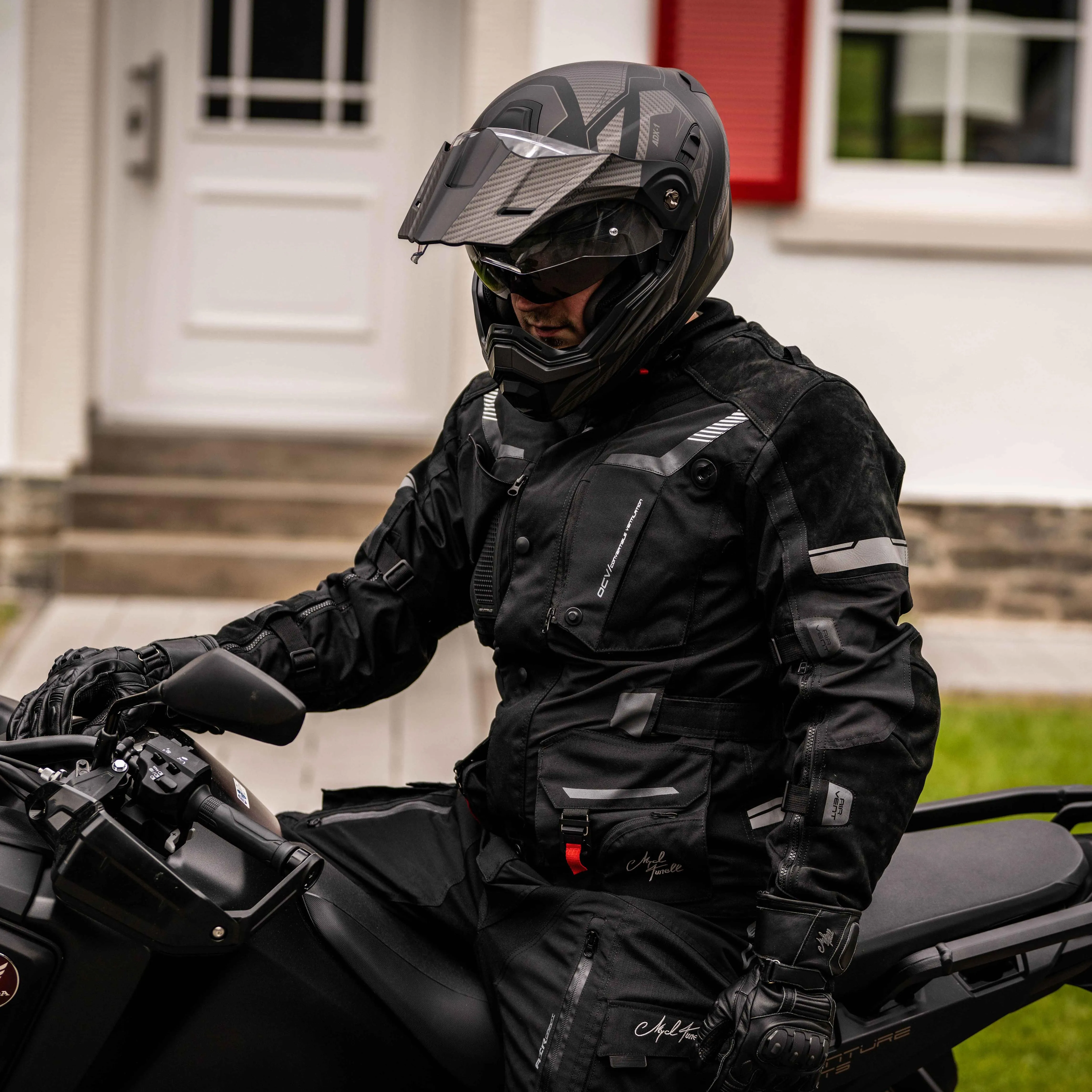 Motorradjacke CE TransAlpin HighPro 2in1 Black Series [AA]