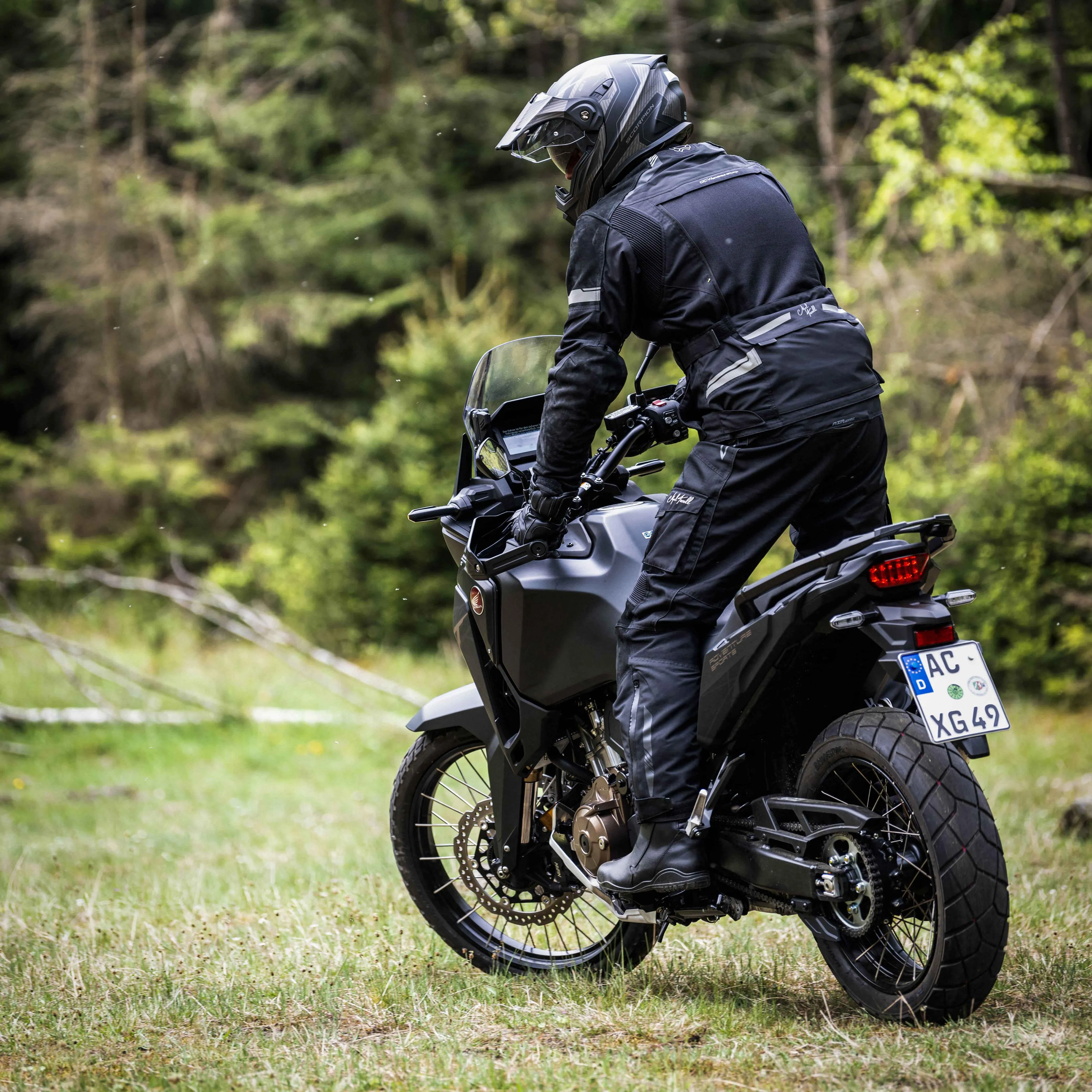 Motorradjacke CE TransAlpin HighPro 2in1 Black Series [AA]
