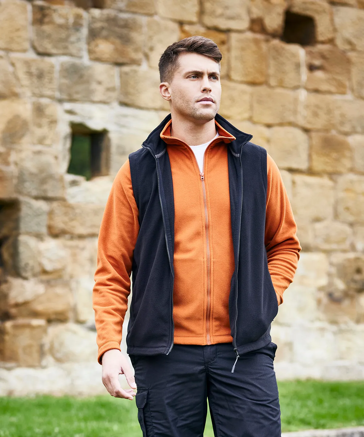 Navy - Expert Corey fleece vest
