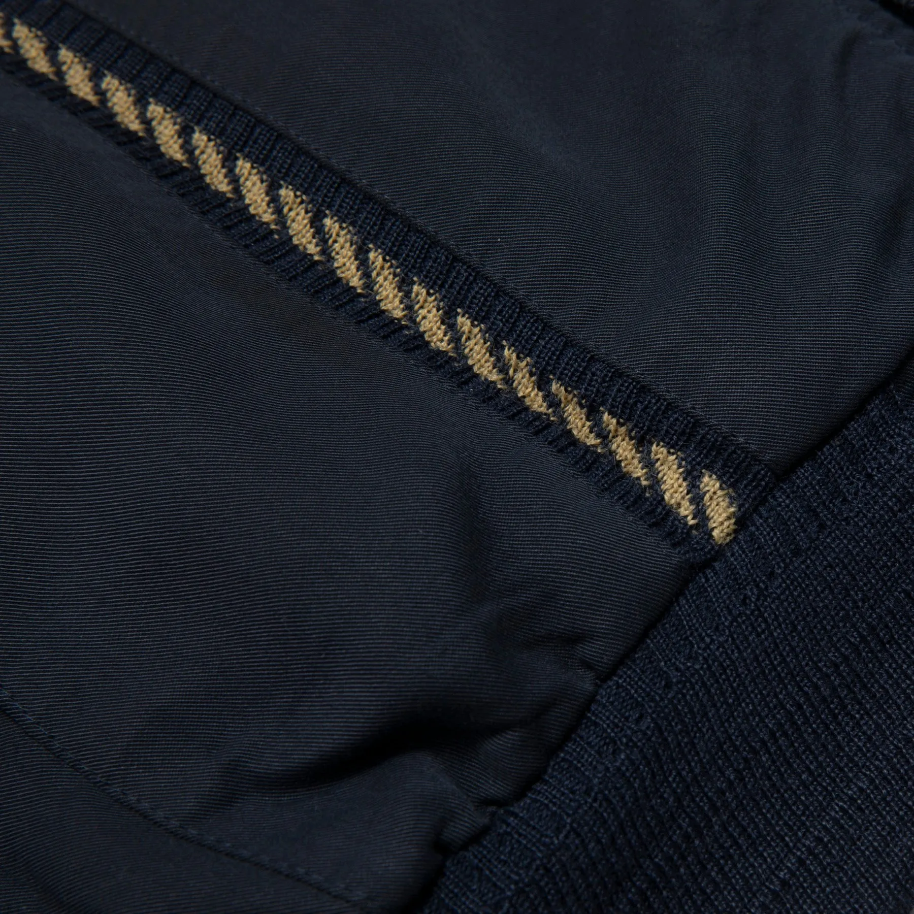 Post-WWII Gabardine Braided Rib Piping Cardigan Jacket