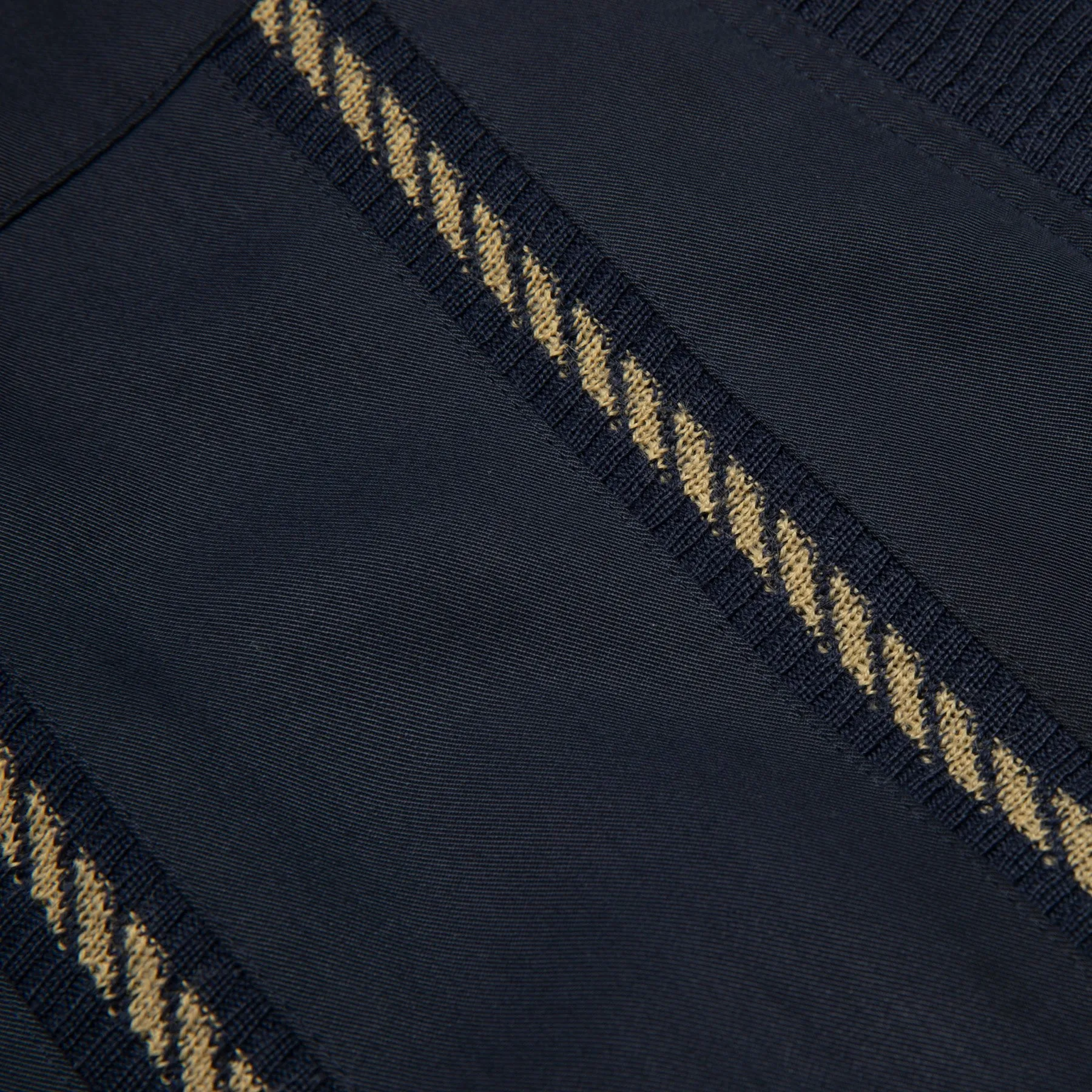 Post-WWII Gabardine Braided Rib Piping Cardigan Jacket