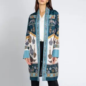 Sabina Savage "The Dogs' Treasure" Silk Jacket