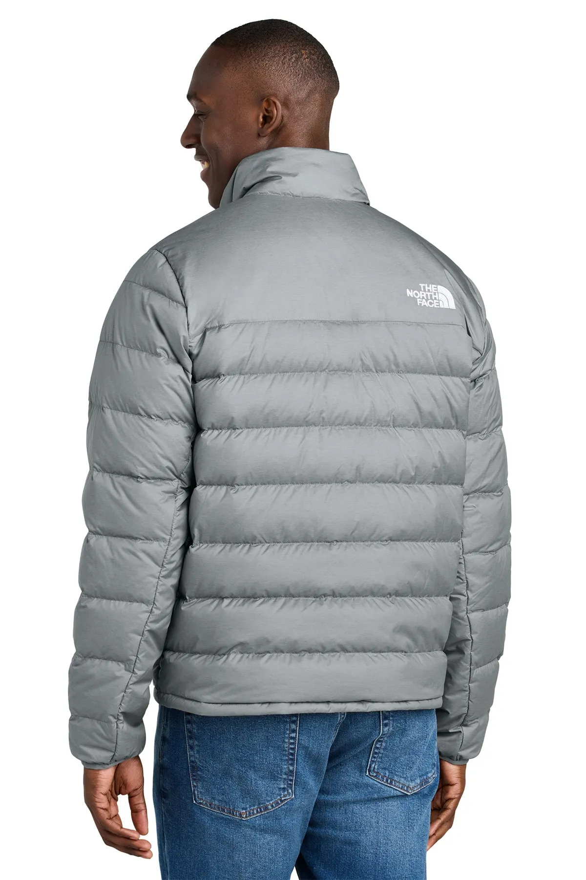The North Face Down Hybrid Custom Jackets, Medium Grey Heather