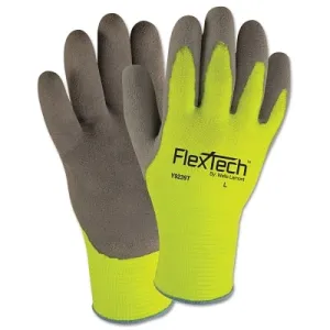 Wells Lamont Y9239TL HI VIS THERMAL SYNTHETICKNIT GLOVE WITH NITRILE